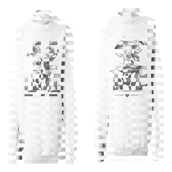 Chiweenie Love Dog Paw Sweatshirt | Mazezy