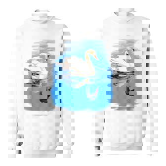 Cisne Animal Naturaleza Zoológico Pintura Obra De Arte Abstracto Cisne Camisa de entrenamiento - Regaloses