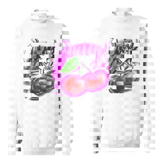 Classic Airbrush Style Illustration Y2k Retro Aesthetic Sweatshirt - Thegiftio