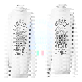 Colosseum Rome Italy Souvenir Flavian Amphitheatre Italian Sweatshirt - Monsterry