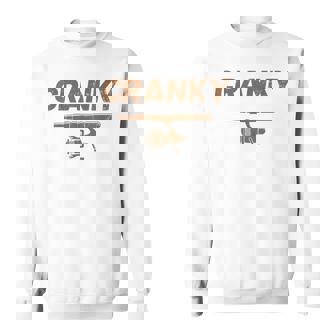 Cranky Fishing Reel Angling Humor Sweatshirt Unisex | Mazezy