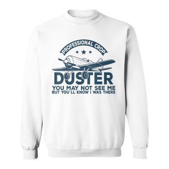 Crop Dusting Professional Crop Duster Fart Sweatshirt - Thegiftio UK