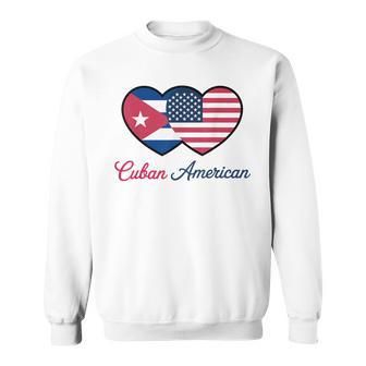 Cuban American Flag Pride Heritage Cuban Roots Sweatshirt - Thegiftio UK