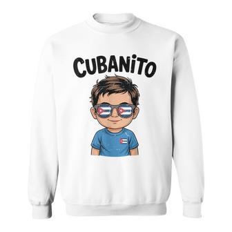 Cubanito Toddler Boy Cuban Hispanic Heritage Month Cuba Boys Sweatshirt - Thegiftio UK