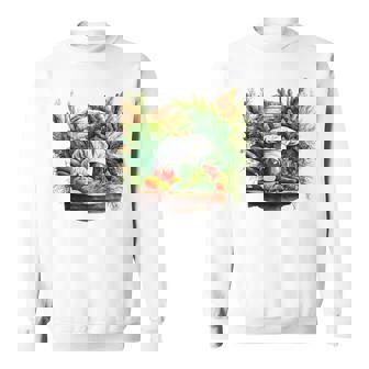 Cuisine Colorée Avec Fruits Et Légumes Frais Sweater e - Cadeauxyz