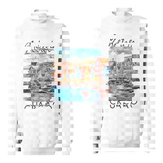 Curacao Caribbean Islands Travel Trip Meet Me In Curacao Sweatshirt | Mazezy