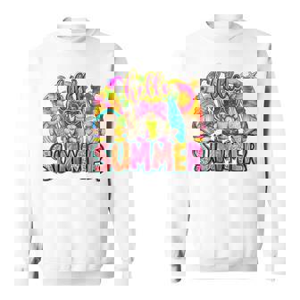 Cute Hello Summer Gnomes Beach Gnomes Sweatshirt - Thegiftio