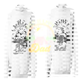 Cute One Happy Camper Birthday Decorations One Happy Dad Sweatshirt - Thegiftio