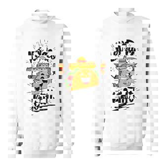 Cute Lets Taco Bout It Mexican Taco Sweatshirt - Thegiftio