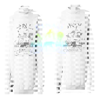 Denali National Park Alaska Vintage Bear Retro Trip Souvenir Sweatshirt - Monsterry