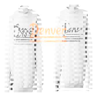 Denver Colorado Retro Vintage Weathered Throwback Sweatshirt | Seseable CA