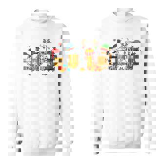 Divertidosasos De Cerveza Luces De Navidad Pijamas De Feliz Navidad Camisa de entrenamiento - Regaloses