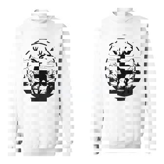 Drapeau Camouflage Chasse Cerf Orange Drapeau Camouflage Chasse Cerf Orange Sweater e - Cadeauxyz