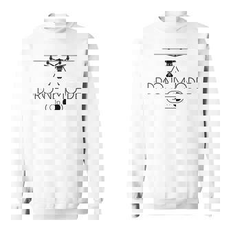 Drone Pilot & Equipment For Men Retro Vintage Grey Sweatshirt Unisex | Mazezy