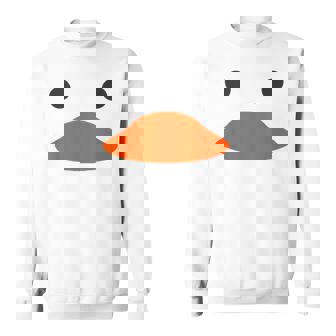 Easter Rubber Duck Face Halloween Costume Duckling Sweatshirt Unisex | Mazezy