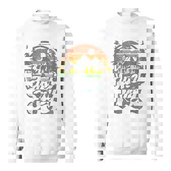 Take It Easy Retro Camping Hiking Camper Outdoor Hiker Sweatshirt Unisex | Mazezy