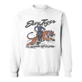 Easy Tiger Retro Cowboy Western Graphic Sweatshirt - Thegiftio UK
