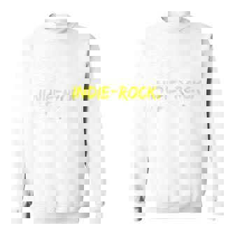 Eat Sleep Indie Rock Repeat Saying Rock Festival Raglan Baseball Tee Sweatshirt Unisex | Mazezy