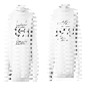Édition Limitée 1971 Anniversaire 1971 Born 1971Intage Sweater e - Cadeauxyz