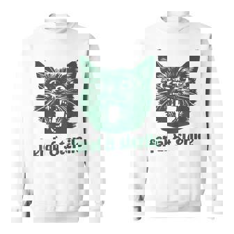 Feral And Sterile Cat Hysterectomy Uterus Women's Joke Sweatshirt | Seseable FR