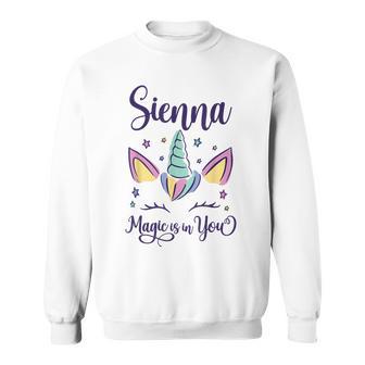 First Name Sienna Personalized I Love Sienna Sweatshirt - Thegiftio UK