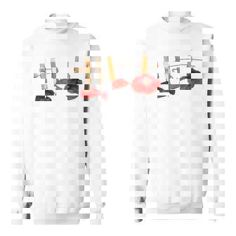 Fleurs De Coquelicot Rougeur Une Laisse Sweater e - Cadeauxyz