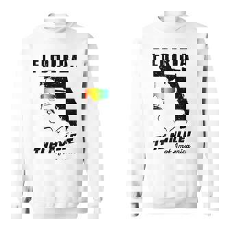 Florida Mullet The Mullet America Hair Sunglasses Sweatshirt - Monsterry