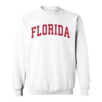 Florida Throwback Print Classic Sweatshirt - Monsterry