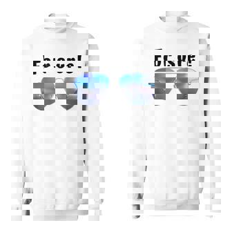 Forure Humour Lunettes Deoleil Drole Sweater e - Cadeauxyz