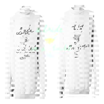 A Bride In A Tiny Bit Dirty Martini Cocktail Party Sweatshirt | Seseable FR