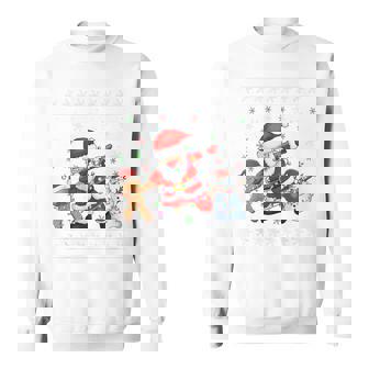 Dabbinganta Christmas おかしいdabサンタクロースクリスマス スウェットシャツ - Kawaiitshirt