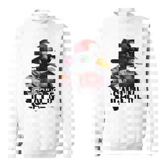 Duck Hunting Mallard Duck Call Me Sweatshirt - Thegiftio