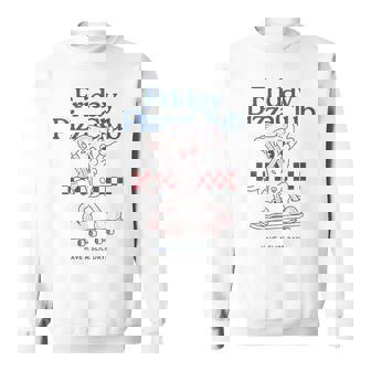 Friday Pizza ClubRetro Cool Skateboarding Pizza Slice Sweatshirt - Monsterry