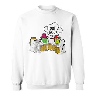 Halloween Ghost Squad I Got A Rock Sweatshirt - Thegiftio UK