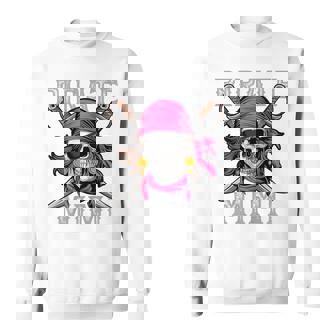 Pirate Mimi Skull Halloween Costumes Family Matching Sweatshirt | Mazezy