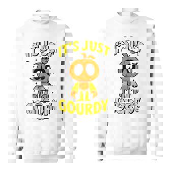 Pumpkin Costume Top It’S Just Gourdy Halloween Sweatshirt | Seseable CA