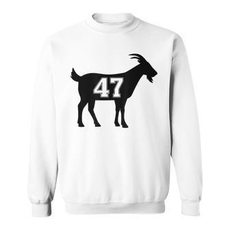Goat 47 Trump Number 47 President Trump Goat 47 Trump Sweatshirt - Monsterry
