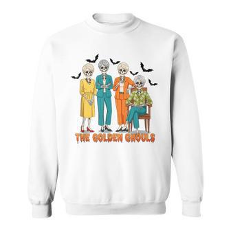 The Golden Ghouls Skeleton Halloween Idea Sweatshirt - Thegiftio UK