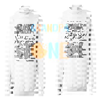 Grandpa Of The Sweet One Cookies & Milk 1St Birthday Family Sweatshirt - Monsterry