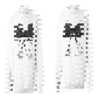 Halloween Nurse Bow With Spiderwebs And Stethoscope Tank Top Sweatshirt Unisex | Mazezy