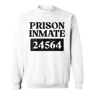 Halloween Prisoner Prison Inmate Costume Women Sweatshirt - Thegiftio UK