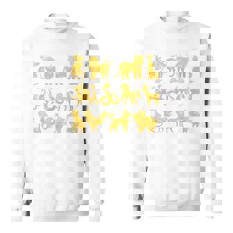 Happy Lunar New Year Animals 12 Chinese Zodiac Signs Order Sweatshirt | Mazezy