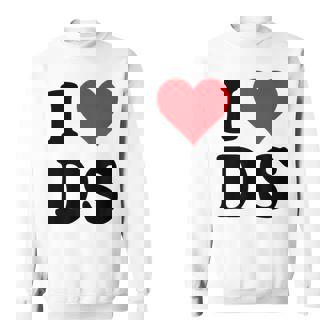 I Heart Ds Initials I Love DS First And Last Name D Felpa - Novitaregali