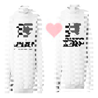 I Heart Pedro Nombre I Love Personalizadotuff Camisa de entrenamiento - Regaloses