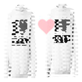 I Heart Taro 名 I Love パーソナライズ スウェットシャツ - Kawaiitshirt