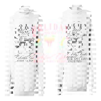 Holiday Spirit Cocktail Club Espresso Martini Christmas Sweatshirt | Mazezy