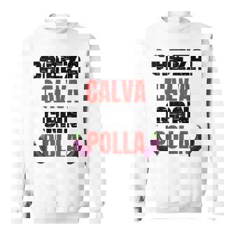 Hombre Cabeza Calva Gran Polla Regalo Para Calvo Hombre Humor In Mangas Camisa de entrenamiento - Regaloses