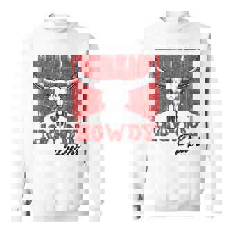 Howdy Putos Cool Retro Western Cowboy Vintage Sayings Sweatshirt | Mazezy
