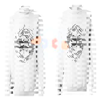 Humour Ambulancieruper-Héros Ambulance Drapeau Français Sweater e - Cadeauxyz