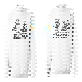 Humour Pigeon Pigeoff Jeu De Mots Dessin Oiseau Sweater e - Cadeauxyz